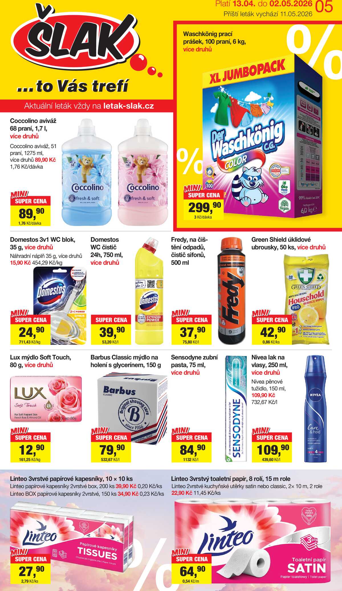 Šlak od 13.4. do 2.5.2026 strana 1