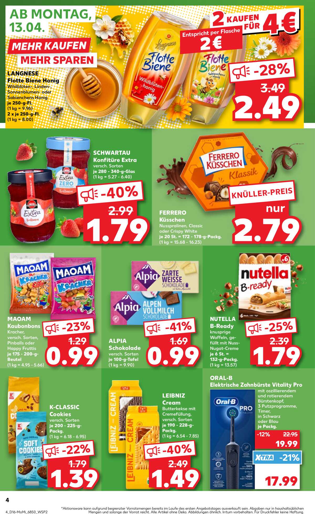 Leták Kaufland Německo 13.4.-15.4.2026 strana 4