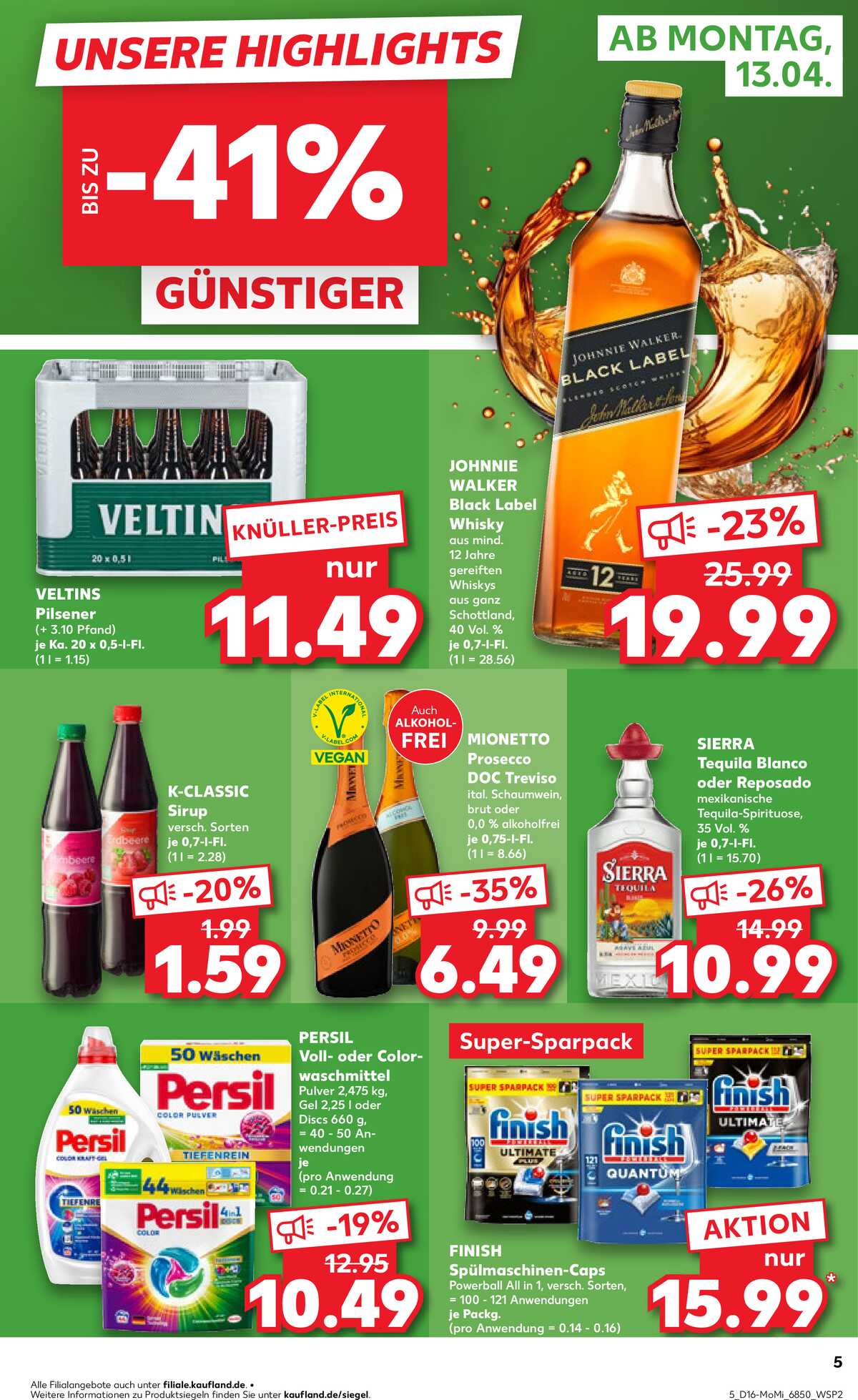 Leták Kaufland Německo 13.4.-15.4.2026 strana 5