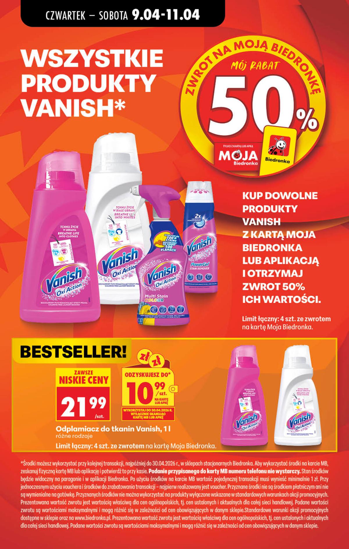 Leták Biedronka Polsko 9.4.-15.4.2026 strana 22