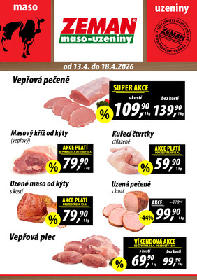 ZEMAN maso-uzeniny letáky