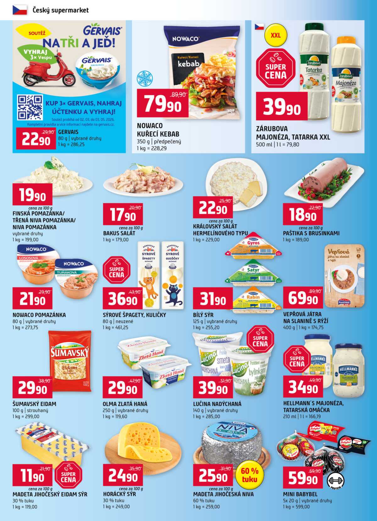 Terno Třeboň, Týn n. Vlt., Bechyně, Trhové Sviny, Hradec Králové, Zlín, Český Krumlov, Prachatice, Jihlava, Strakonice, Tábor, Borovany od 15.4. do 21.4.2026 strana 4