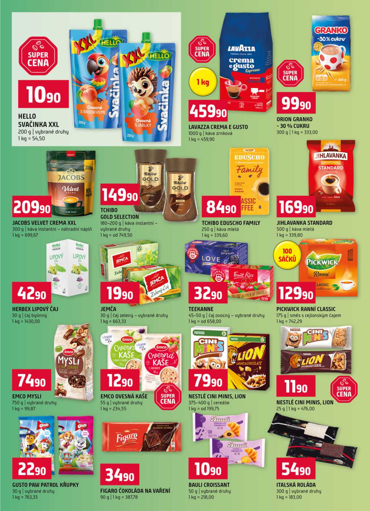 Terno Třeboň, Týn n. Vlt., Bechyně, Trhové Sviny, Hradec Králové, Zlín, Český Krumlov, Prachatice, Jihlava, Strakonice, Tábor, Borovany od 15.4. do 21.4.2026 strana 9