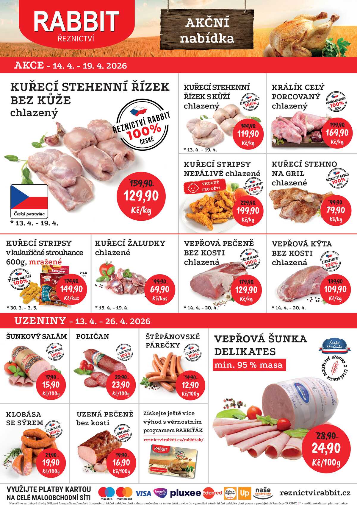 RABBIT řeznictví od 13.4. do 19.4.2026 strana 1