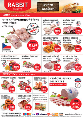 RABBIT řeznictví letáky