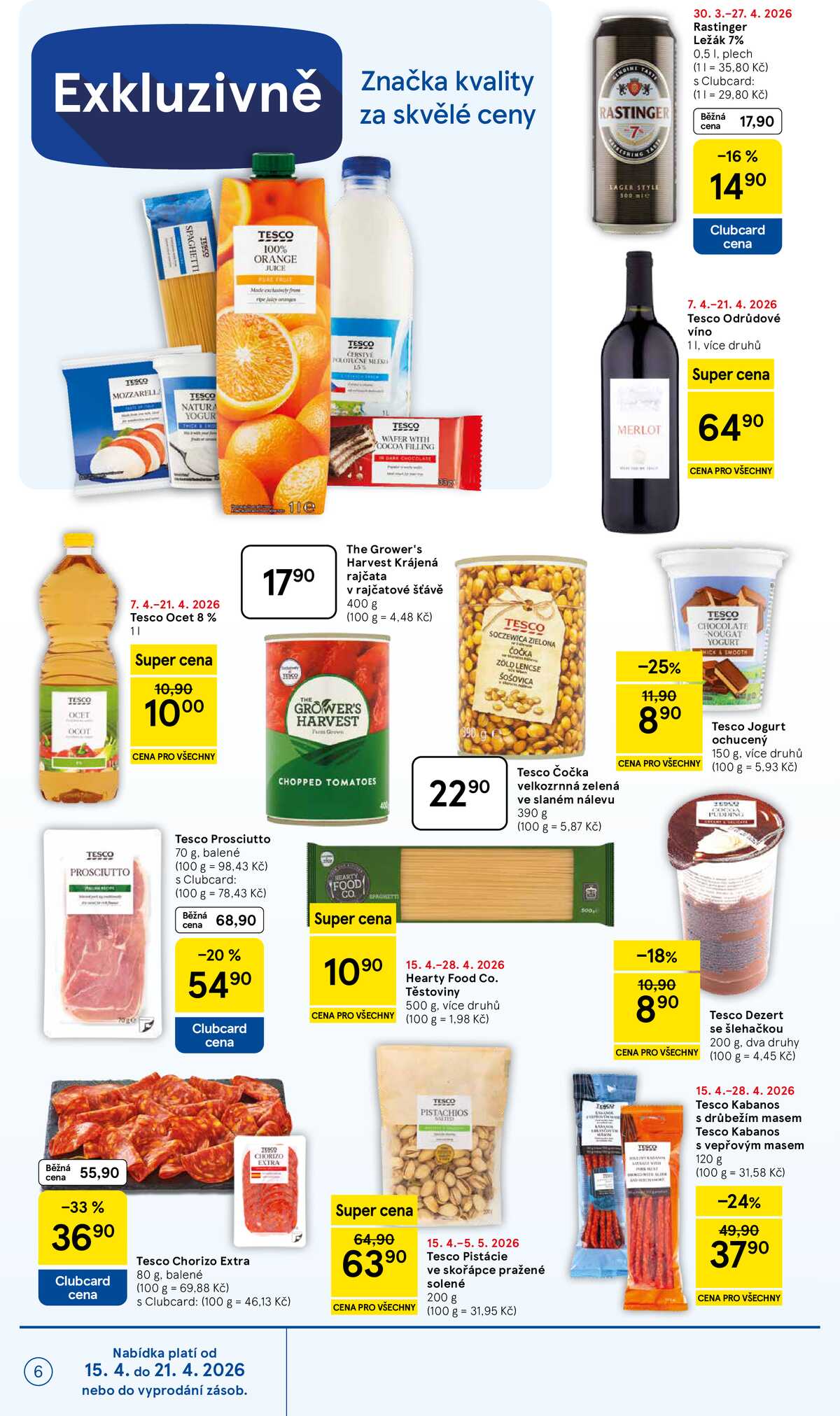 Tesco supermarkety od 15.4. do 21.4.2026 strana 6