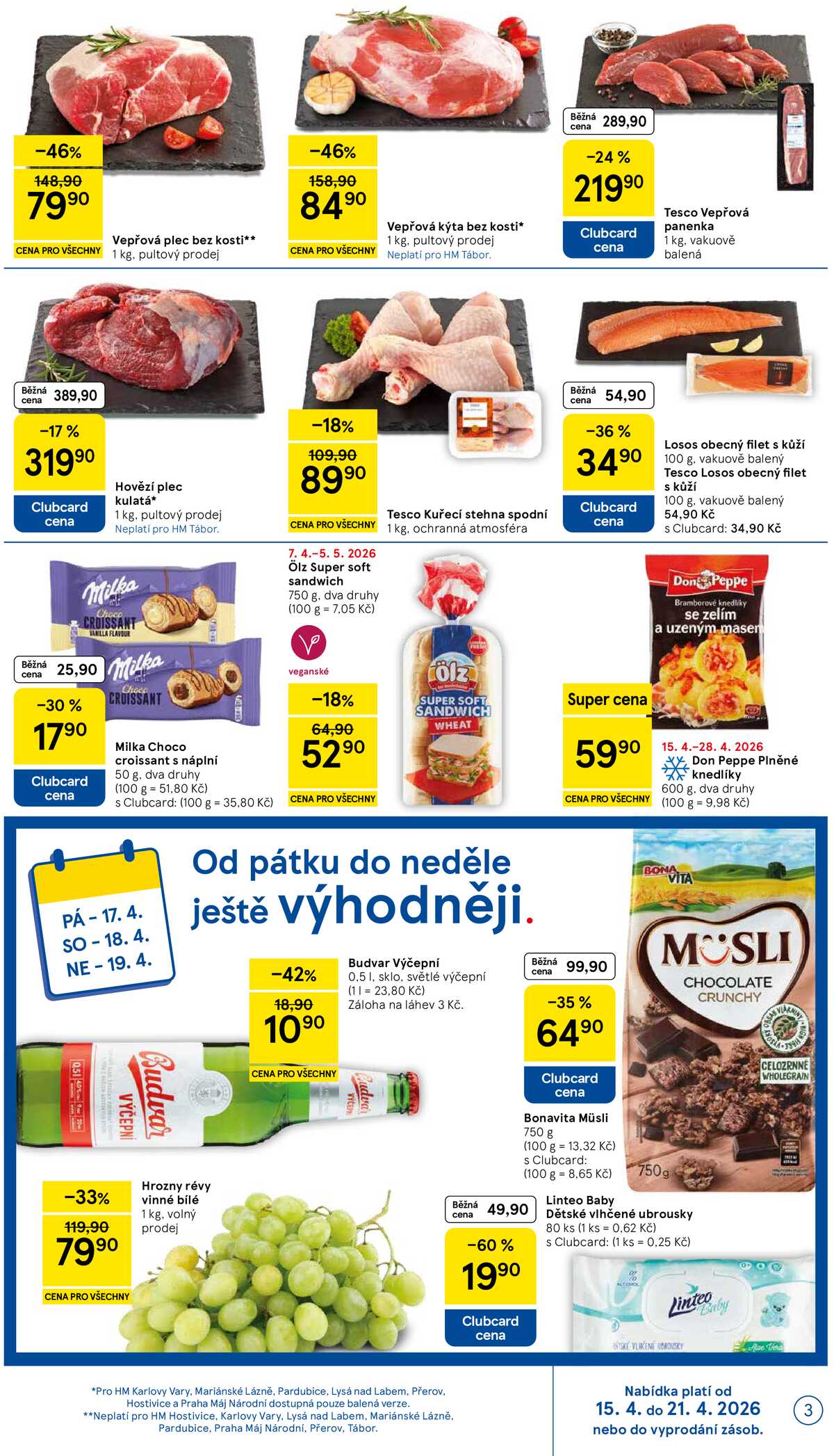 Tesco malé hypermarkety od 15.4. do 21.4.2026 strana 3