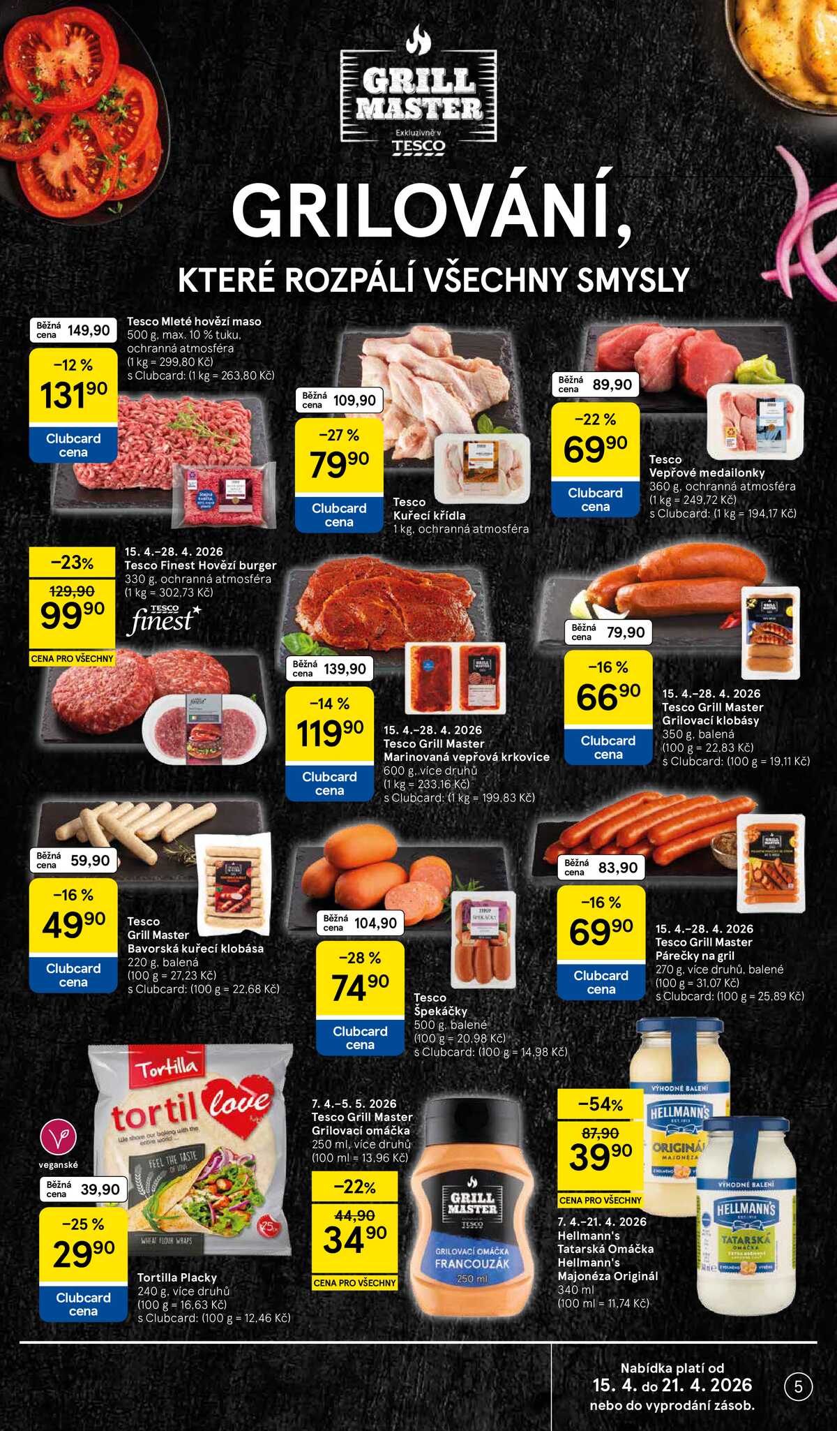 Tesco malé hypermarkety od 15.4. do 21.4.2026 strana 5