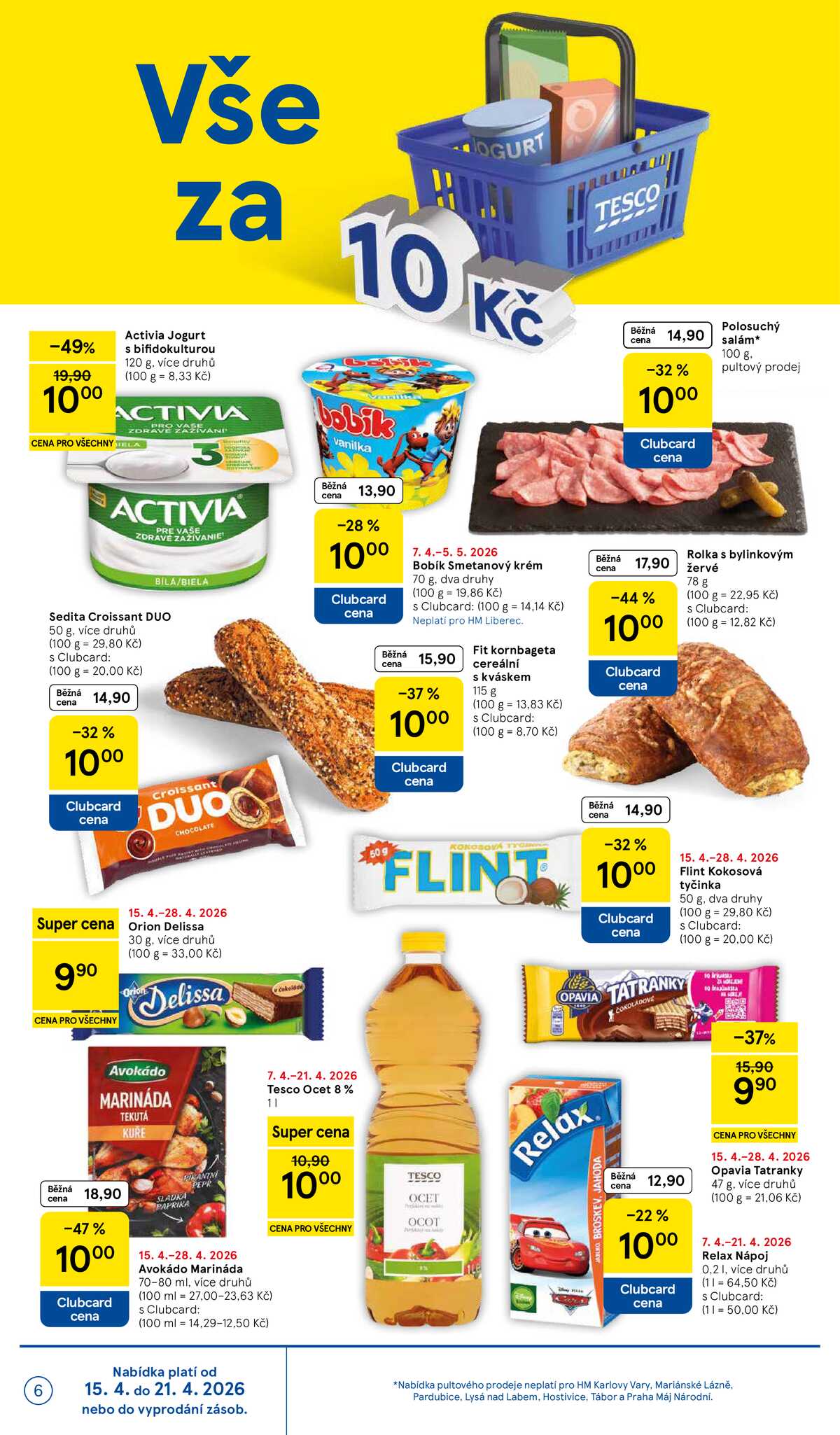 Tesco malé hypermarkety od 15.4. do 21.4.2026 strana 6