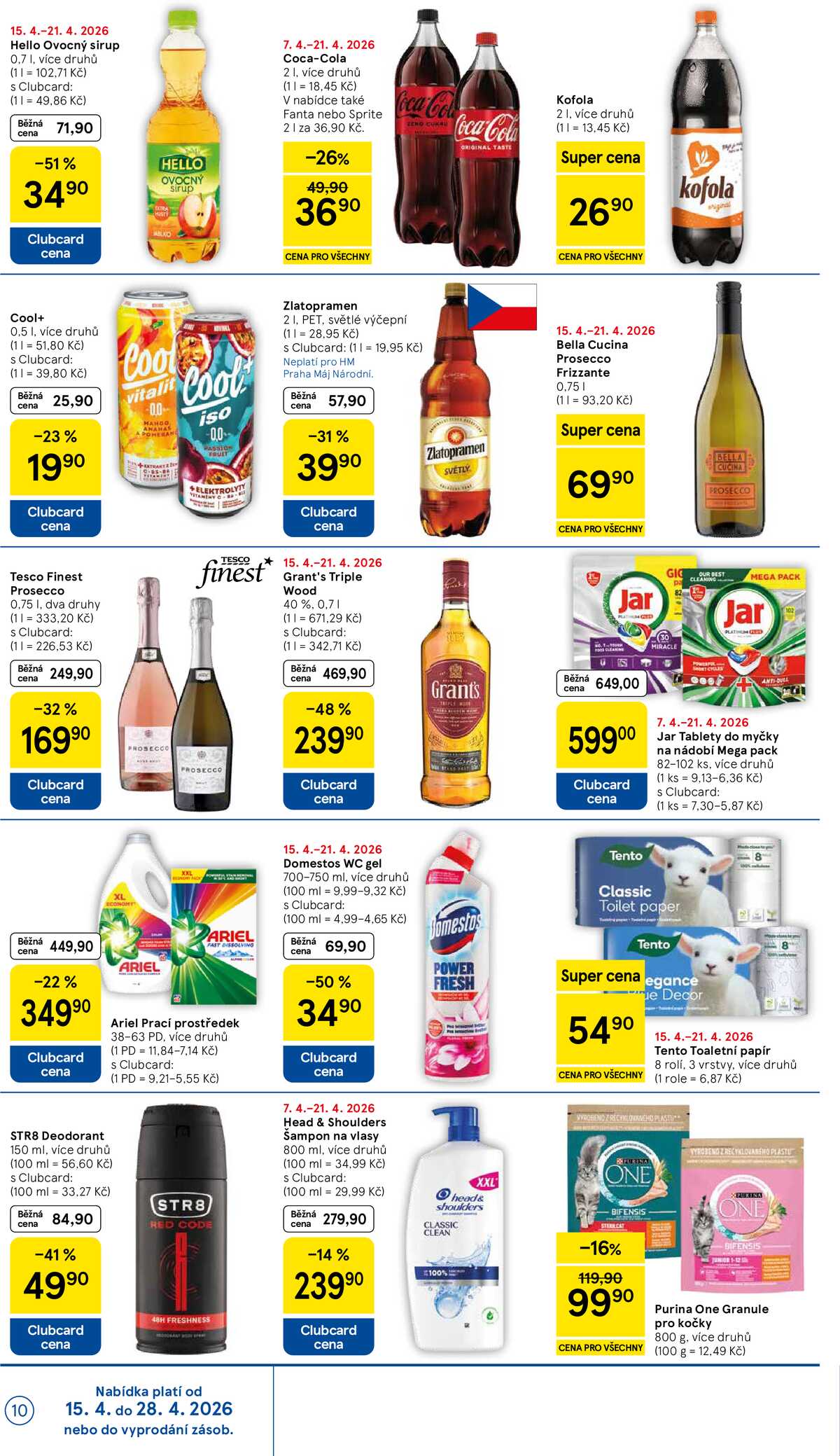 Tesco malé hypermarkety od 15.4. do 21.4.2026 strana 10