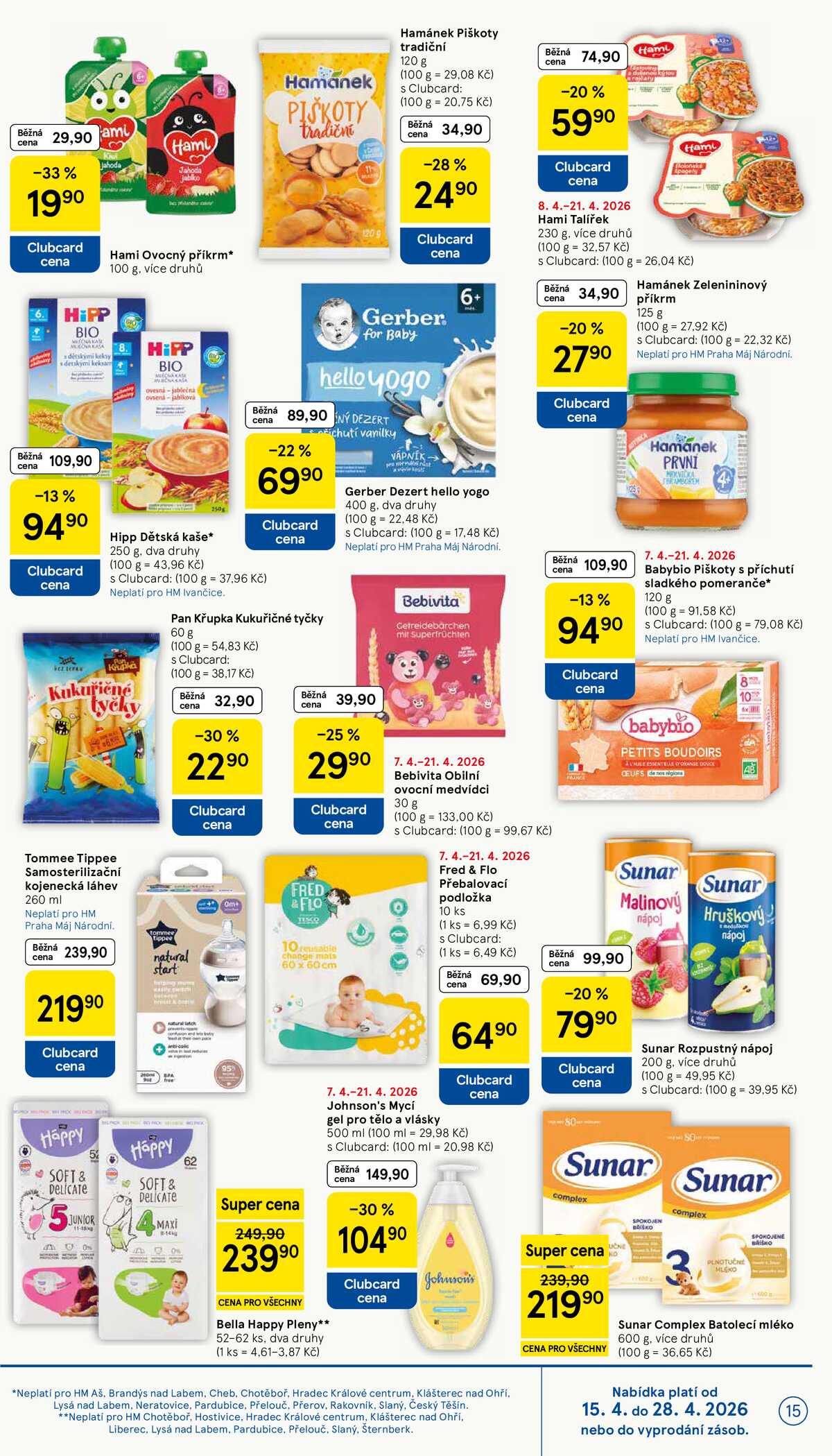 Tesco malé hypermarkety od 15.4. do 21.4.2026 strana 15