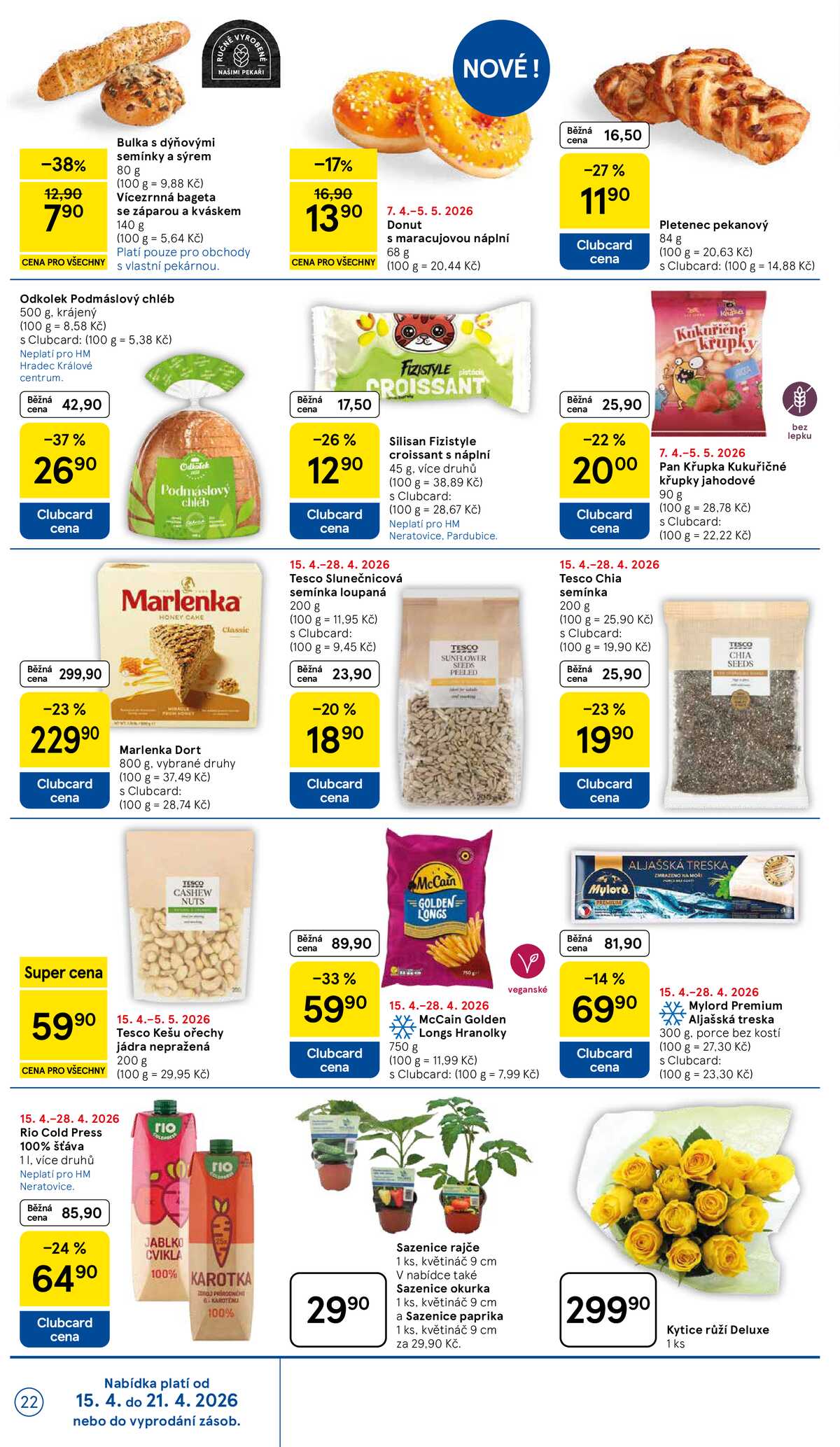 Tesco malé hypermarkety od 15.4. do 21.4.2026 strana 22