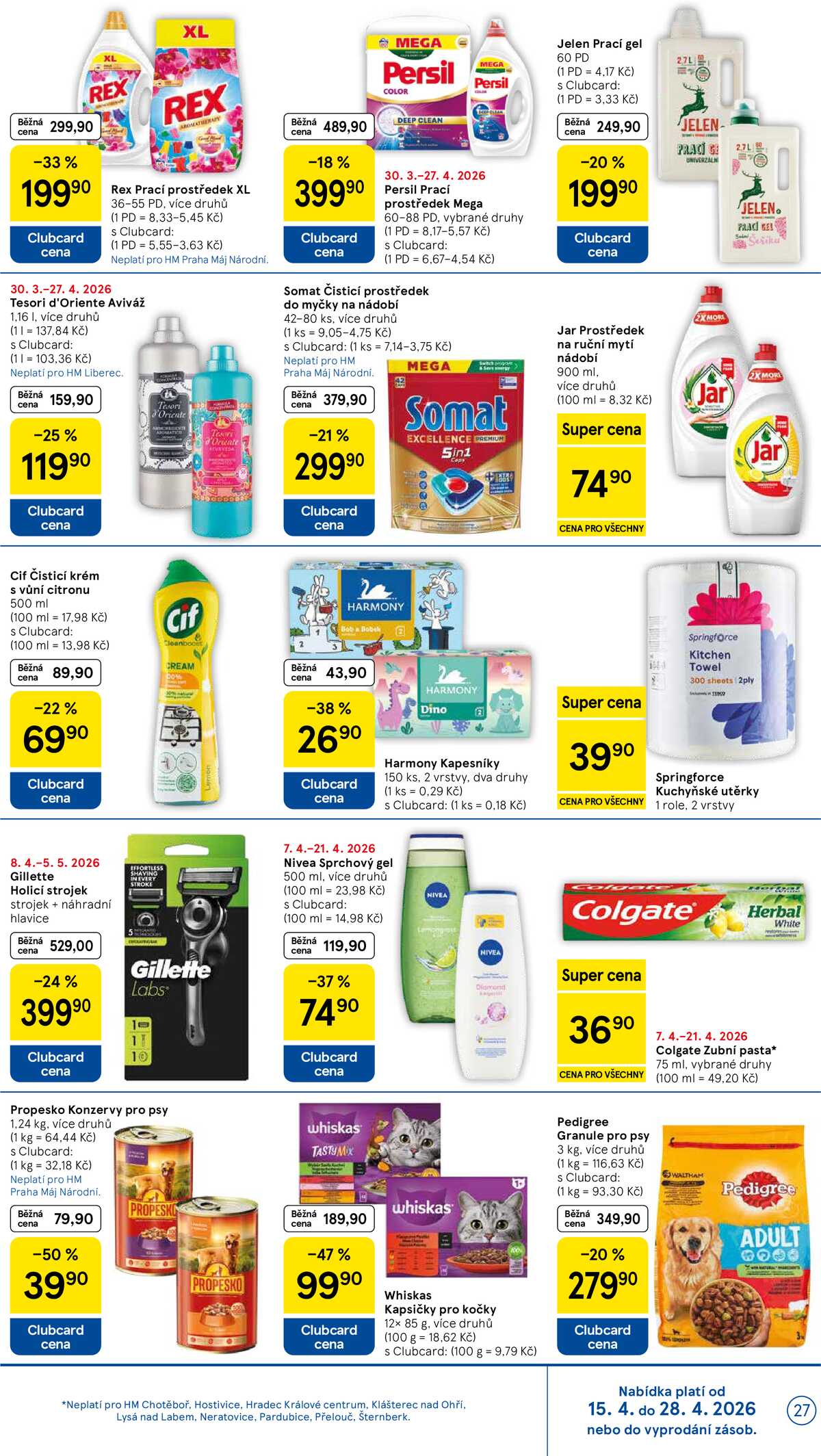 Tesco malé hypermarkety od 15.4. do 21.4.2026 strana 27