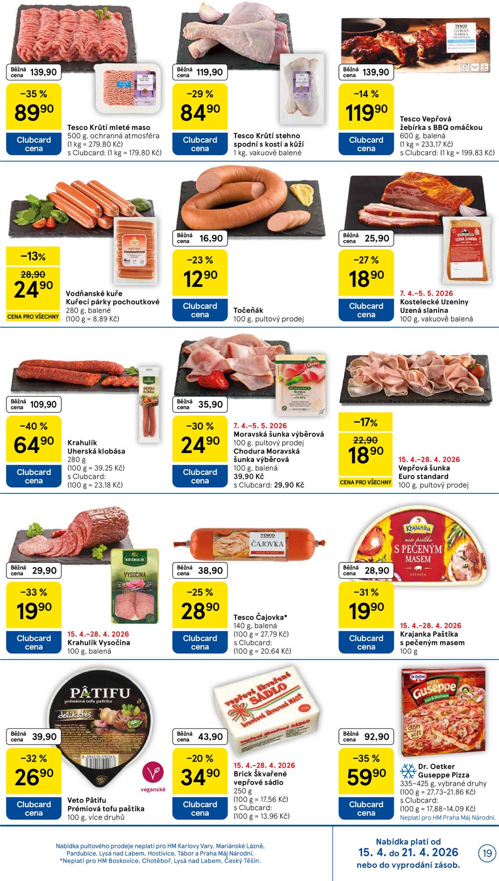 Tesco malé hypermarkety od 15.4. do 21.4.2026