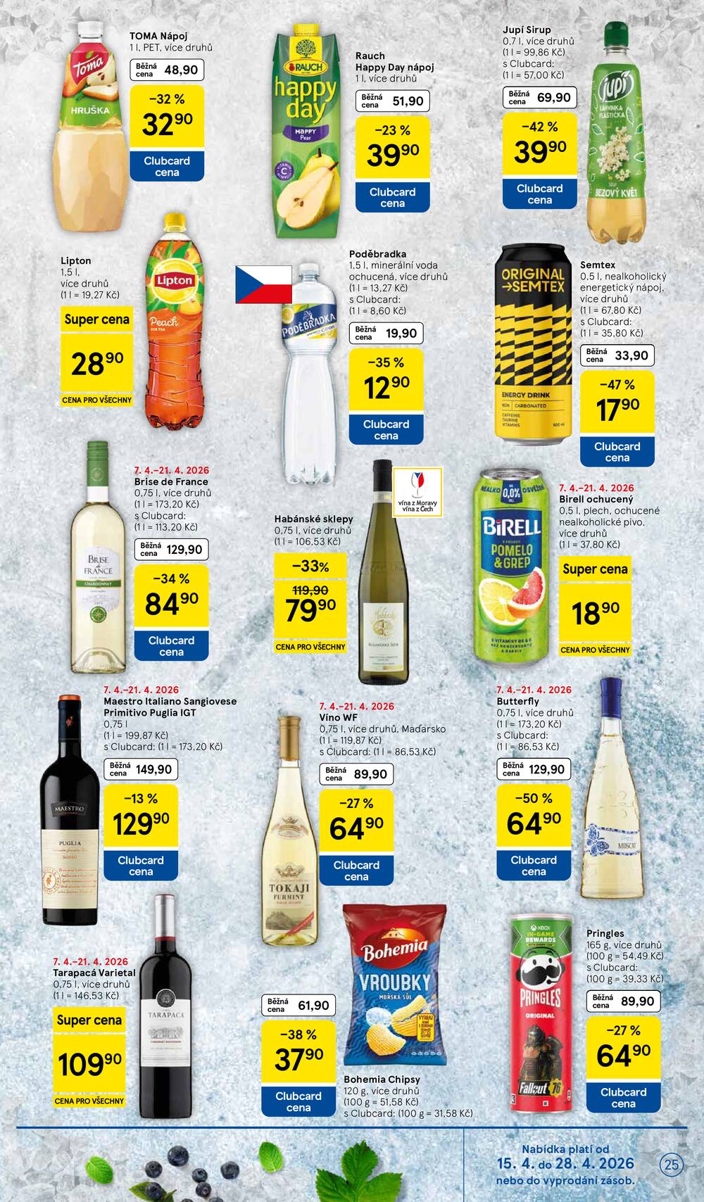 Tesco malé hypermarkety od 15.4. do 21.4.2026