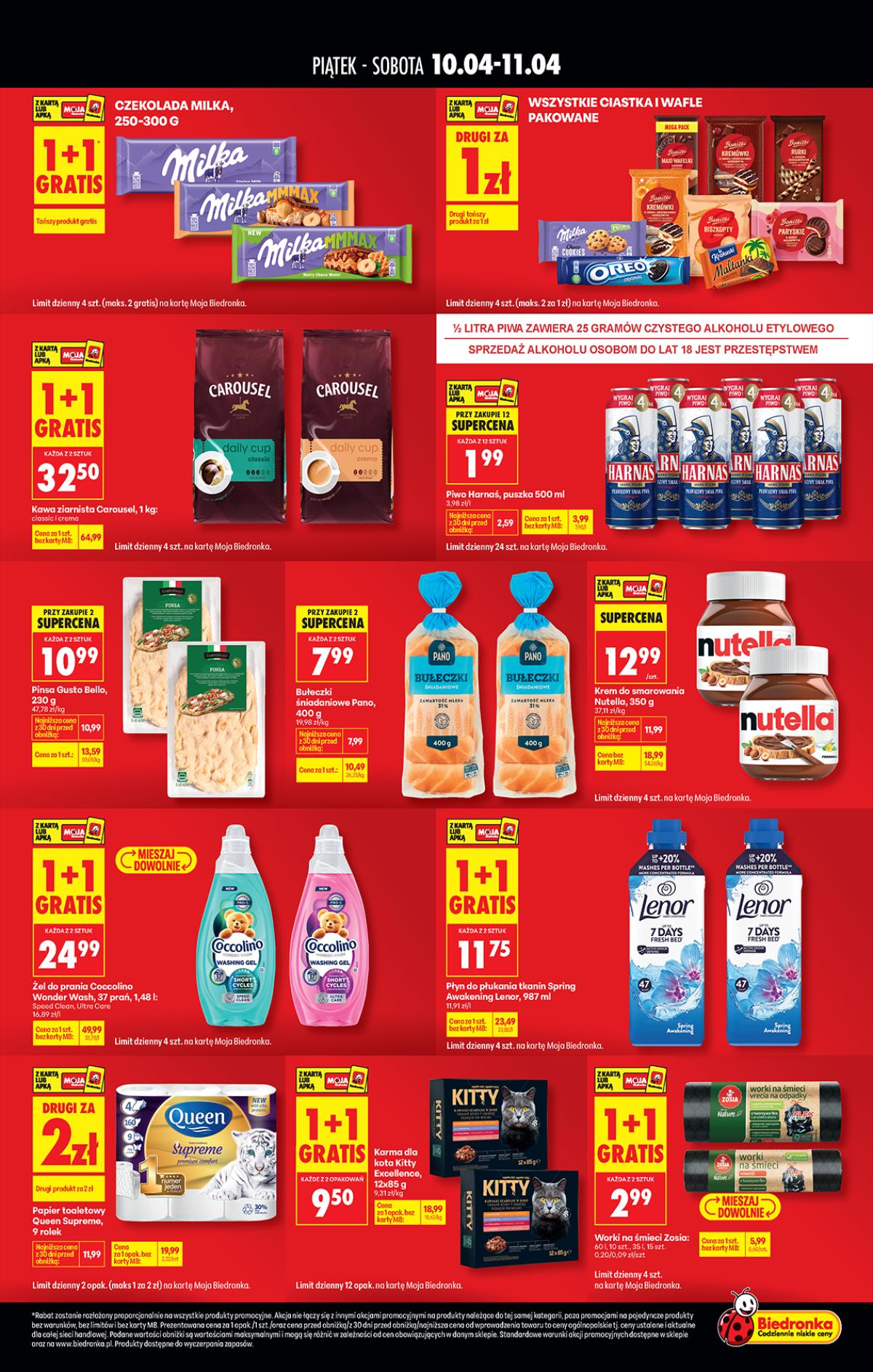 Leták Biedronka Polsko 10.4.-11.4.2026 strana 2