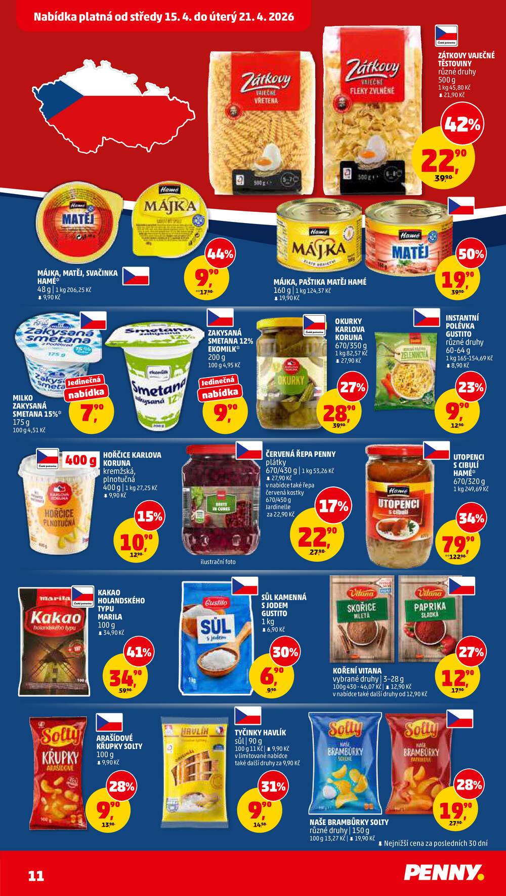 Penny Market od 15.4. do 21.4.2026