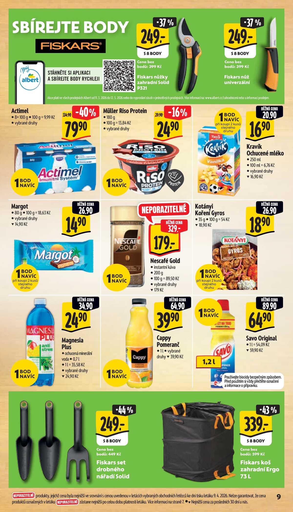 Albert Supermarket od 15.4. do 21.4.2026 strana 9