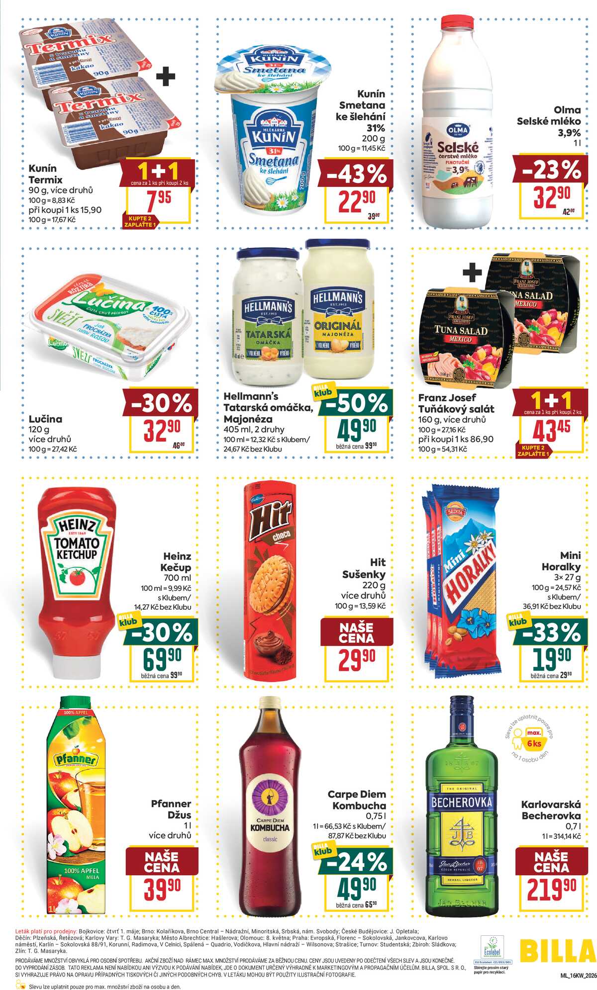 BILLA malý leták od 15.4. do 21.4.2026 strana 3