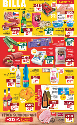 BILLA malý leták od 15.4. do 21.4.2026