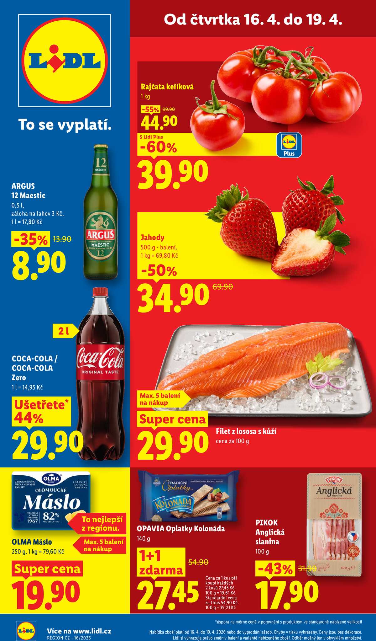 Lidl Čtvrtek od 16.4. do 19.4.2026 strana 1