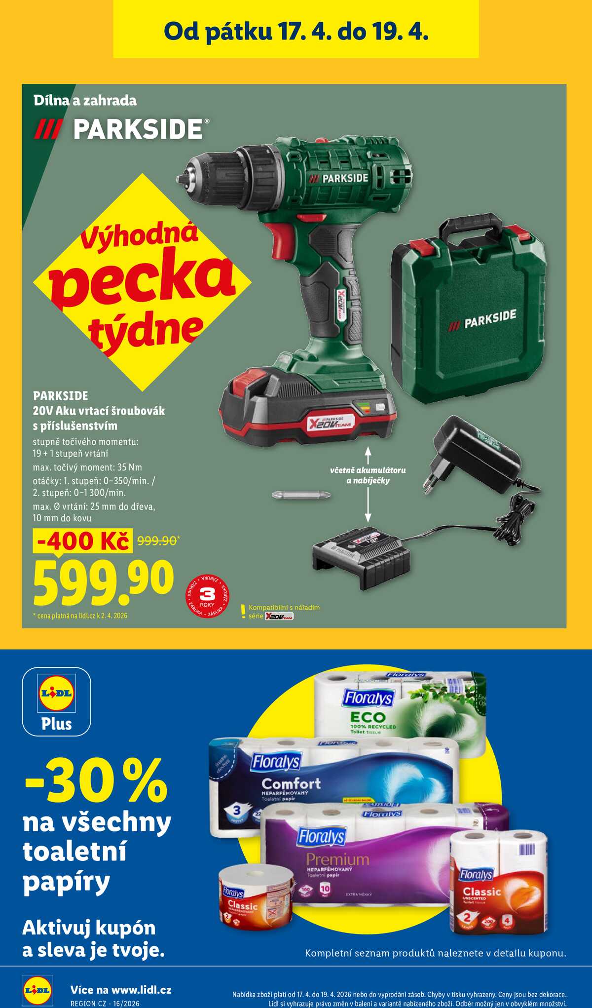 Lidl Čtvrtek od 16.4. do 19.4.2026 strana 40