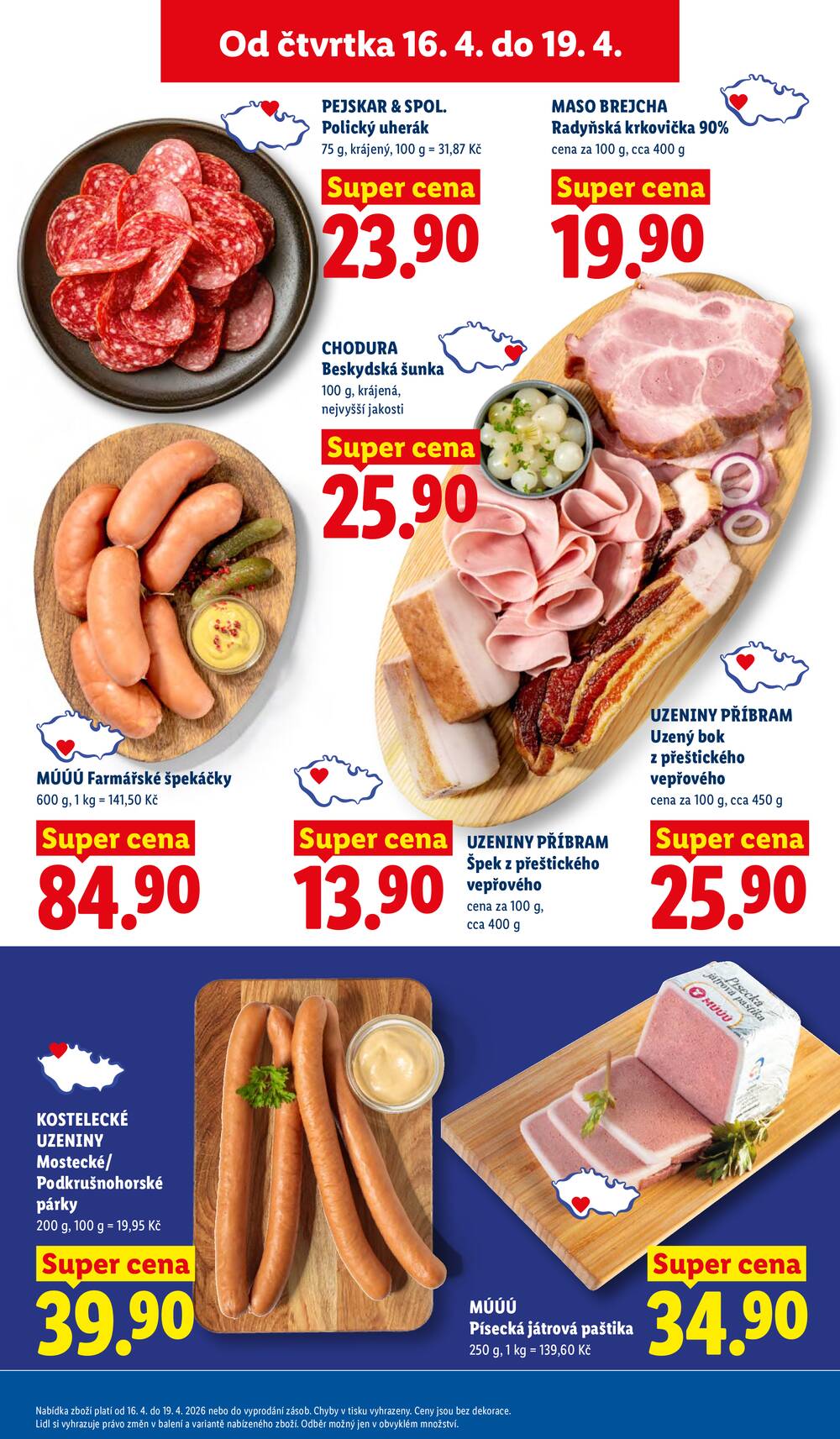 Lidl Čtvrtek od 16.4. do 19.4.2026