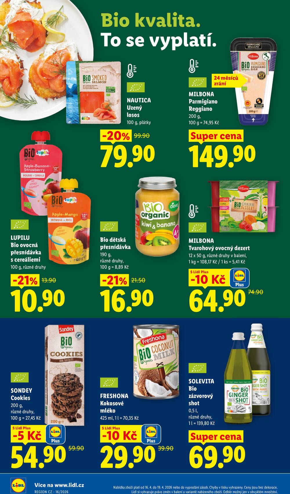 Lidl Čtvrtek od 16.4. do 19.4.2026