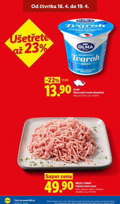 Lidl Čtvrtek od 16.4. do 19.4.2026