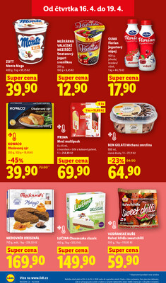 Lidl Čtvrtek od 16.4. do 19.4.2026