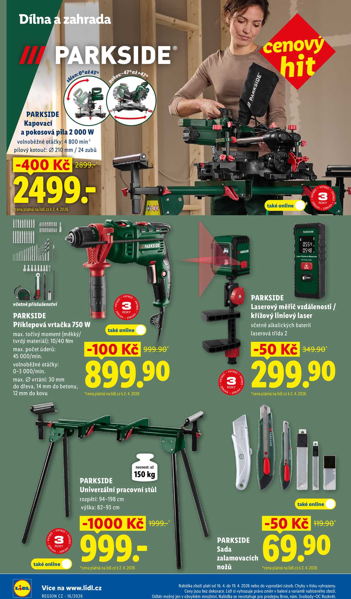 Lidl Spotřební zboží 13.4. - 19.4. strana 16