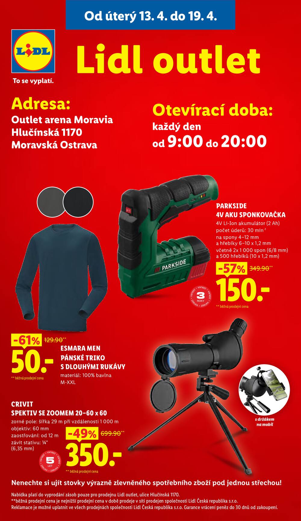 Leták Lidl - Lidl Spotřební zboží 13.4. - 19.4. - strana 9 Leták Lidl - Lidl Spotřební zboží 13.4. - 19.4. - strana 9