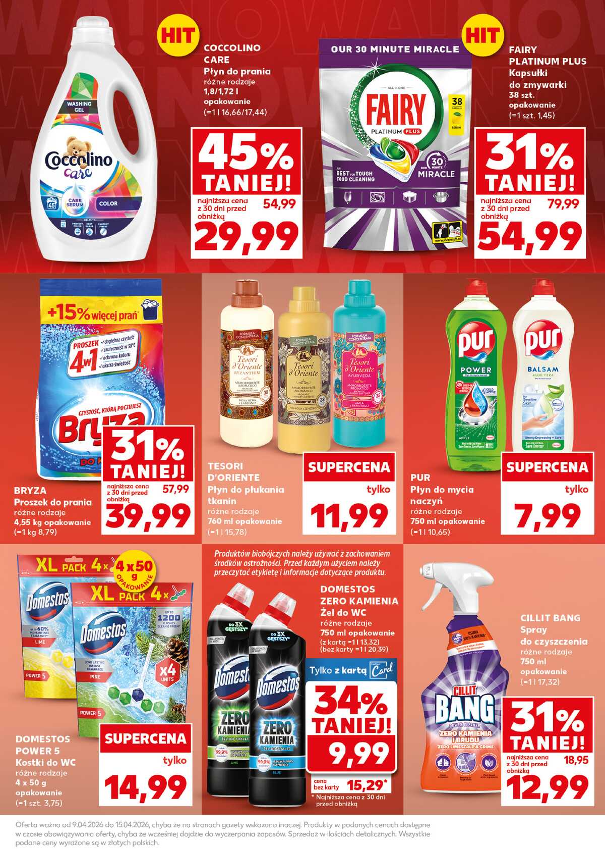 Leták Kaufland Polsko 13.4.-15.4.2026 - Silný start strana 9