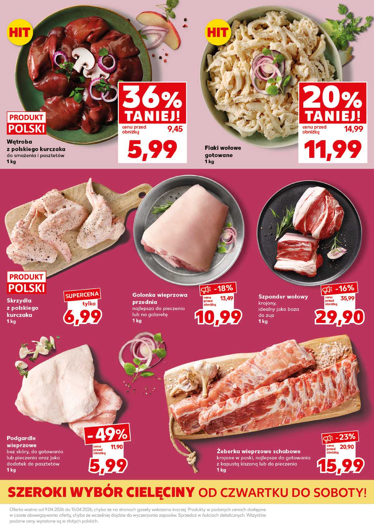 Leták Kaufland Polsko 13.4.-15.4.2026 - Silný start strana 15