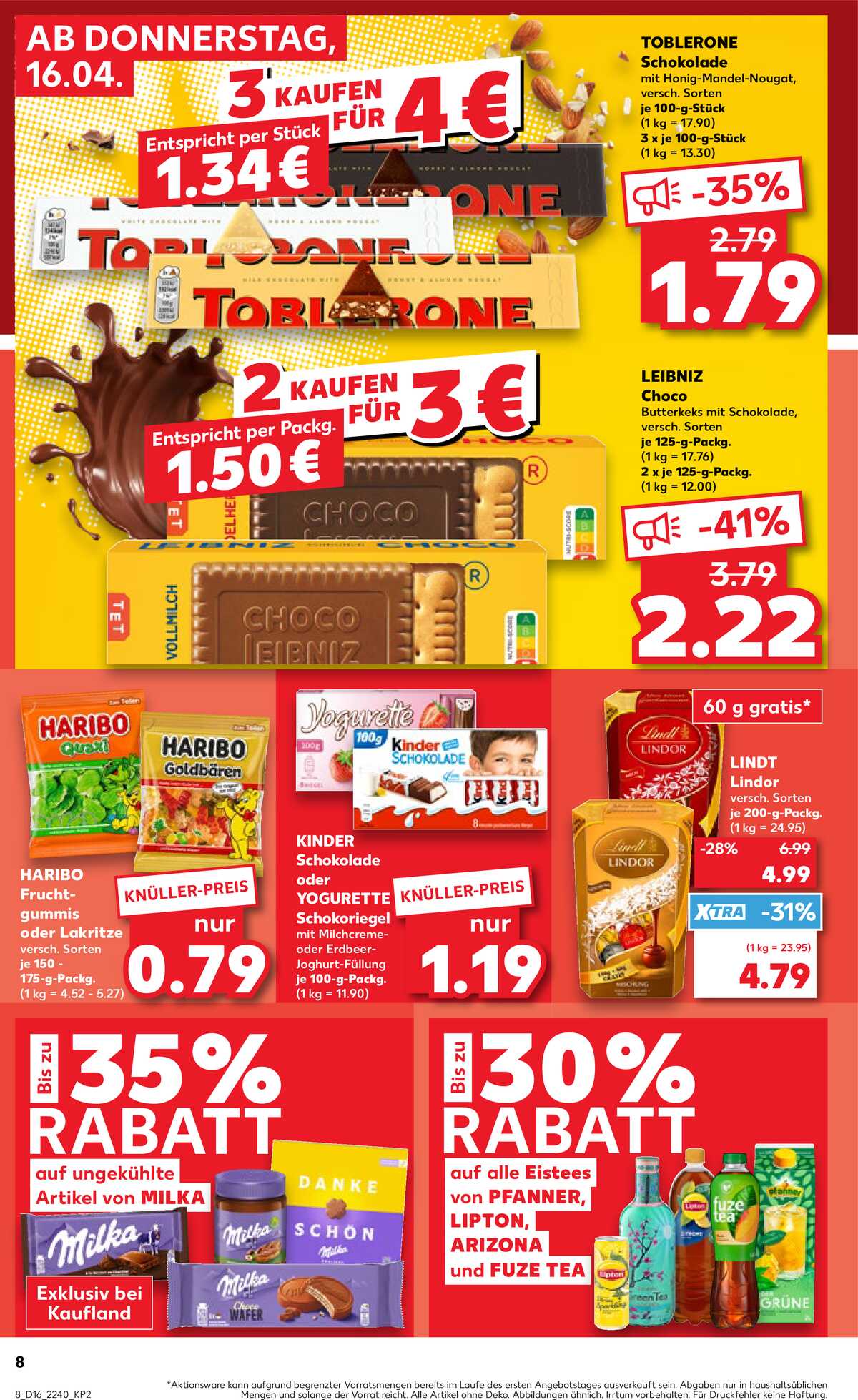 Leták Kaufland Německo 16.4.-22.4.2026 strana 8