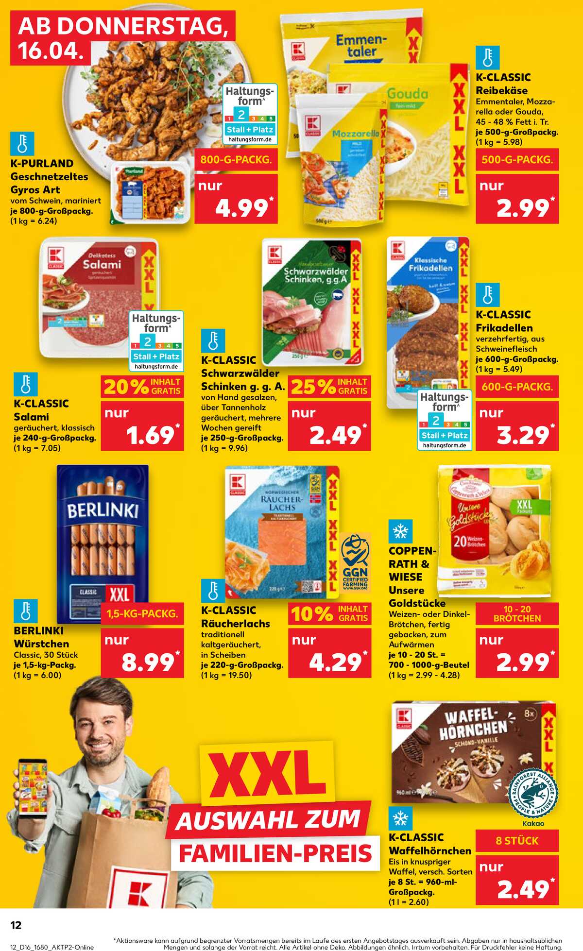 Leták Kaufland Německo 16.4.-22.4.2026 strana 12