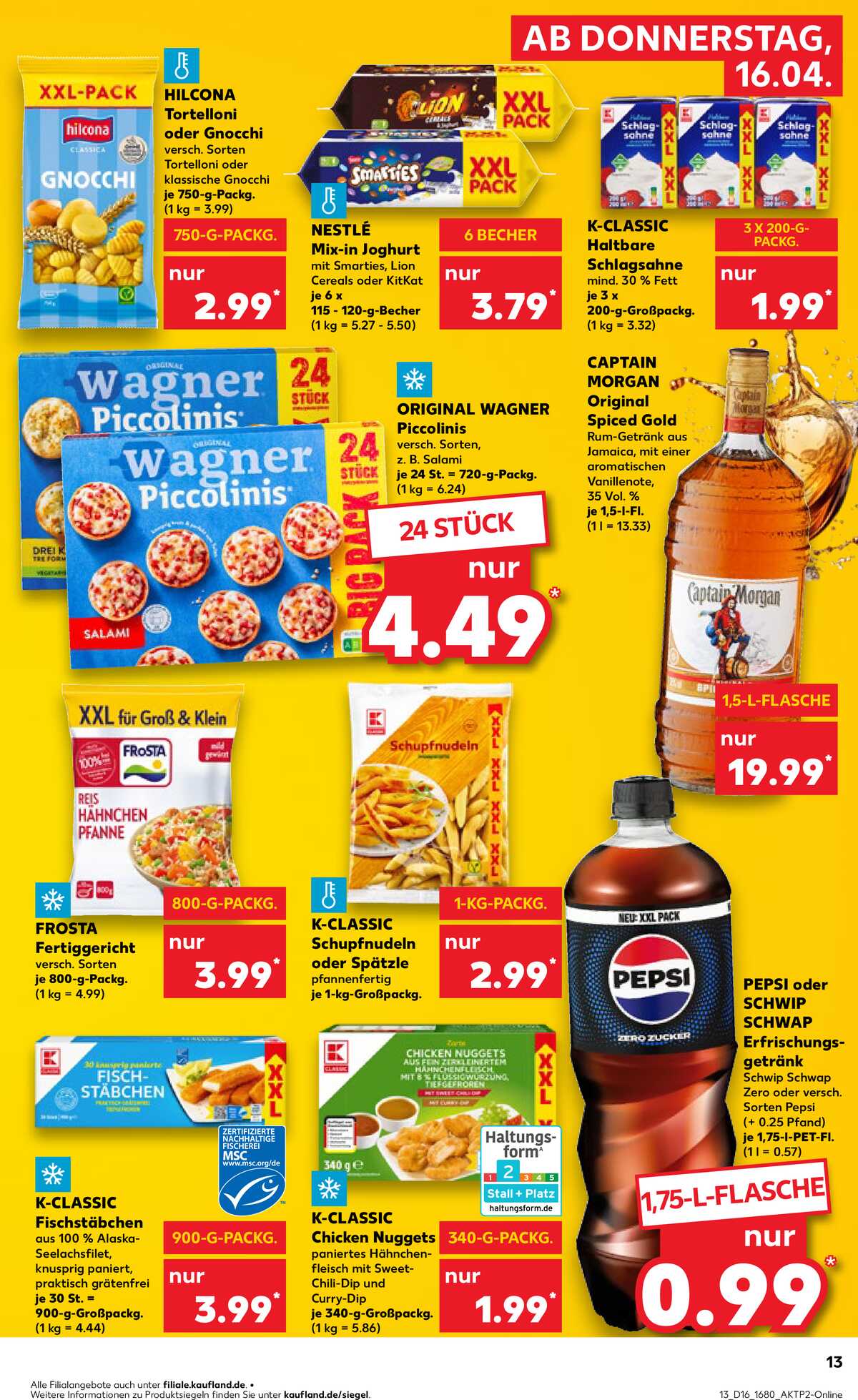 Leták Kaufland Německo 16.4.-22.4.2026 strana 13