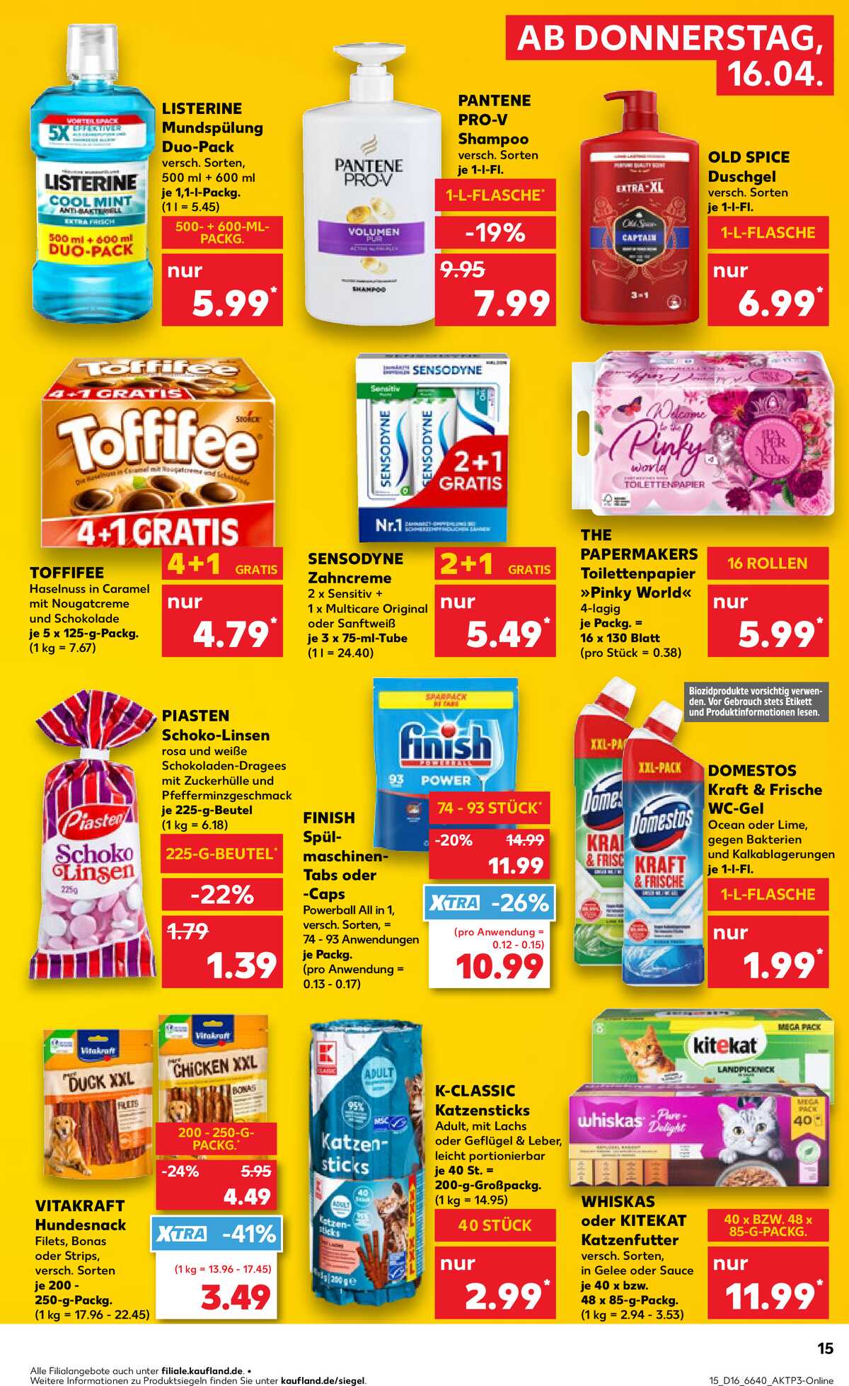 Leták Kaufland Německo 16.4.-22.4.2026 strana 15