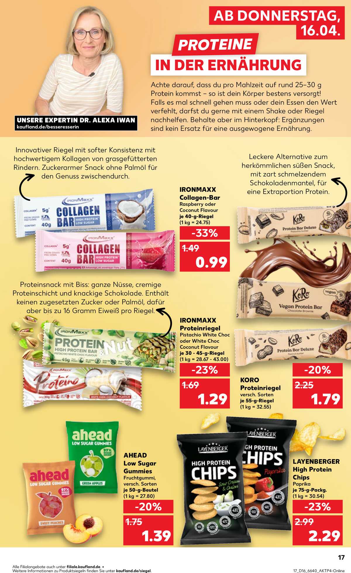 Leták Kaufland Německo 16.4.-22.4.2026 strana 17