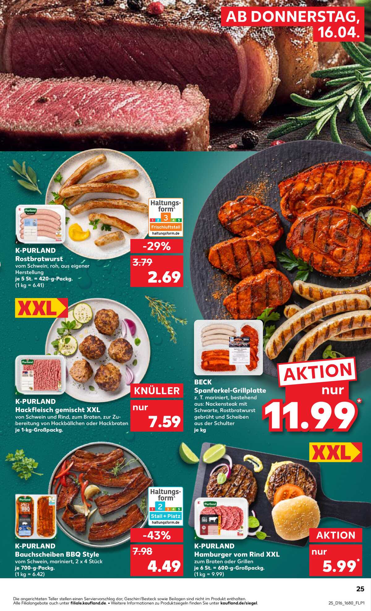 Leták Kaufland Německo 16.4.-22.4.2026 strana 25