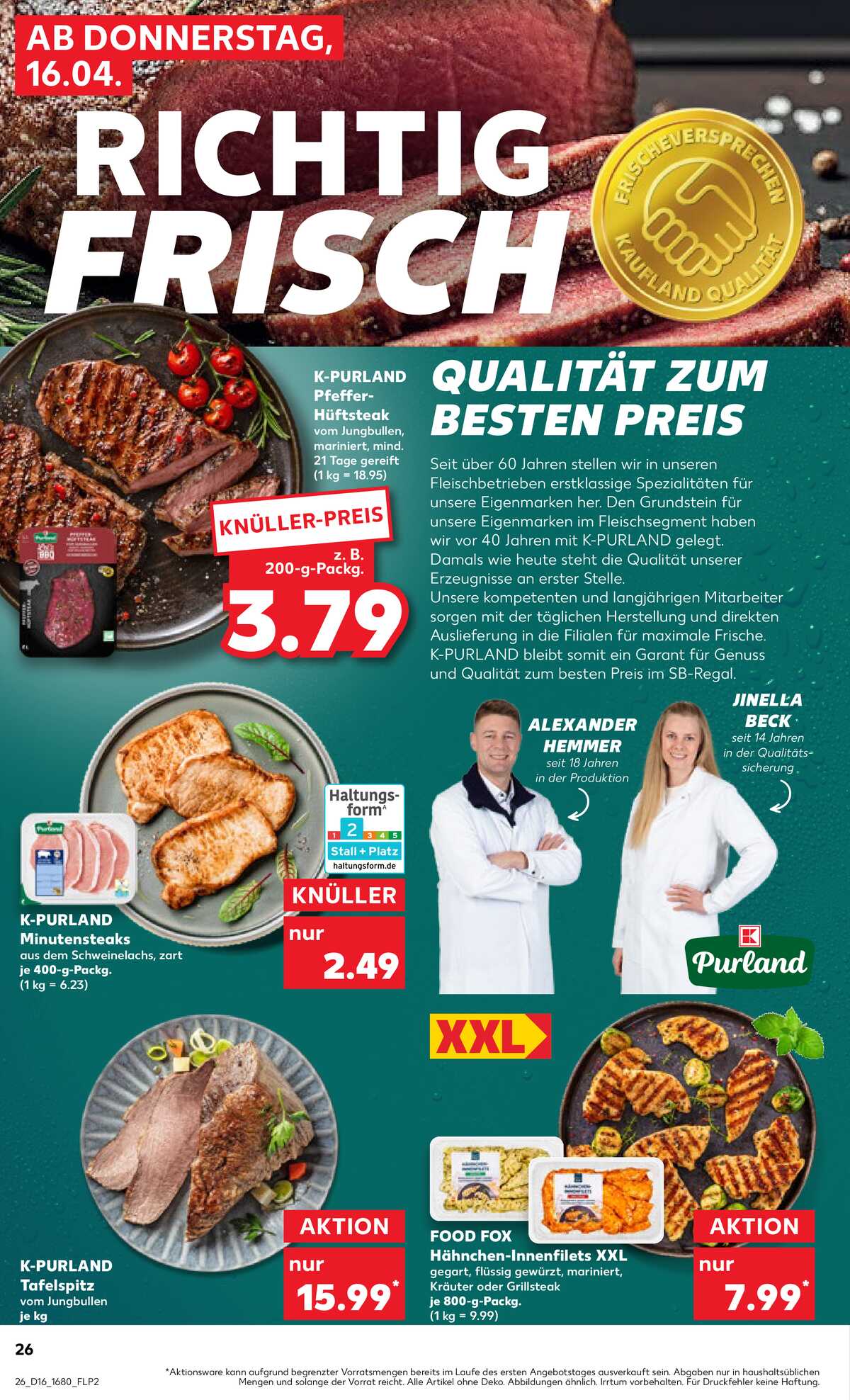 Leták Kaufland Německo 16.4.-22.4.2026 strana 26
