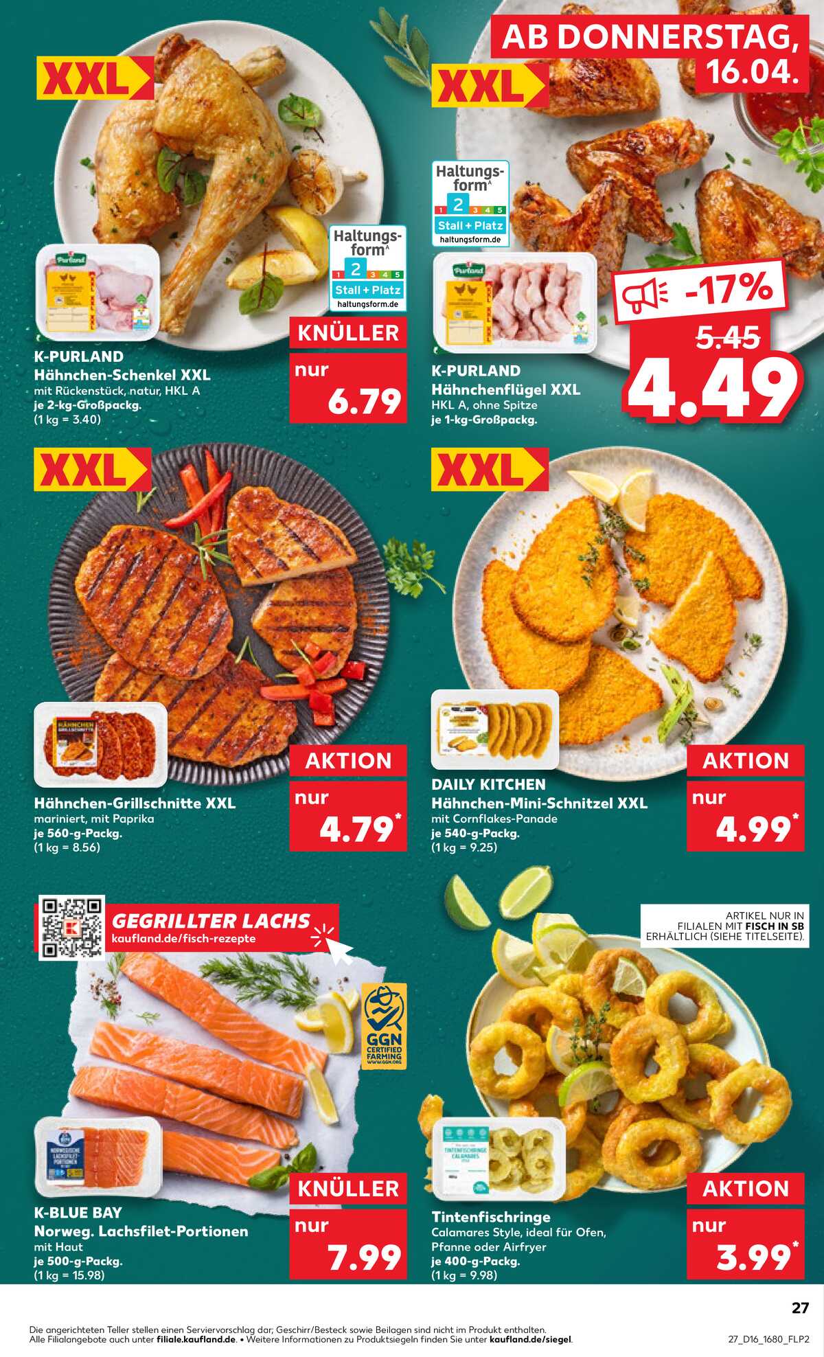 Leták Kaufland Německo 16.4.-22.4.2026 strana 27