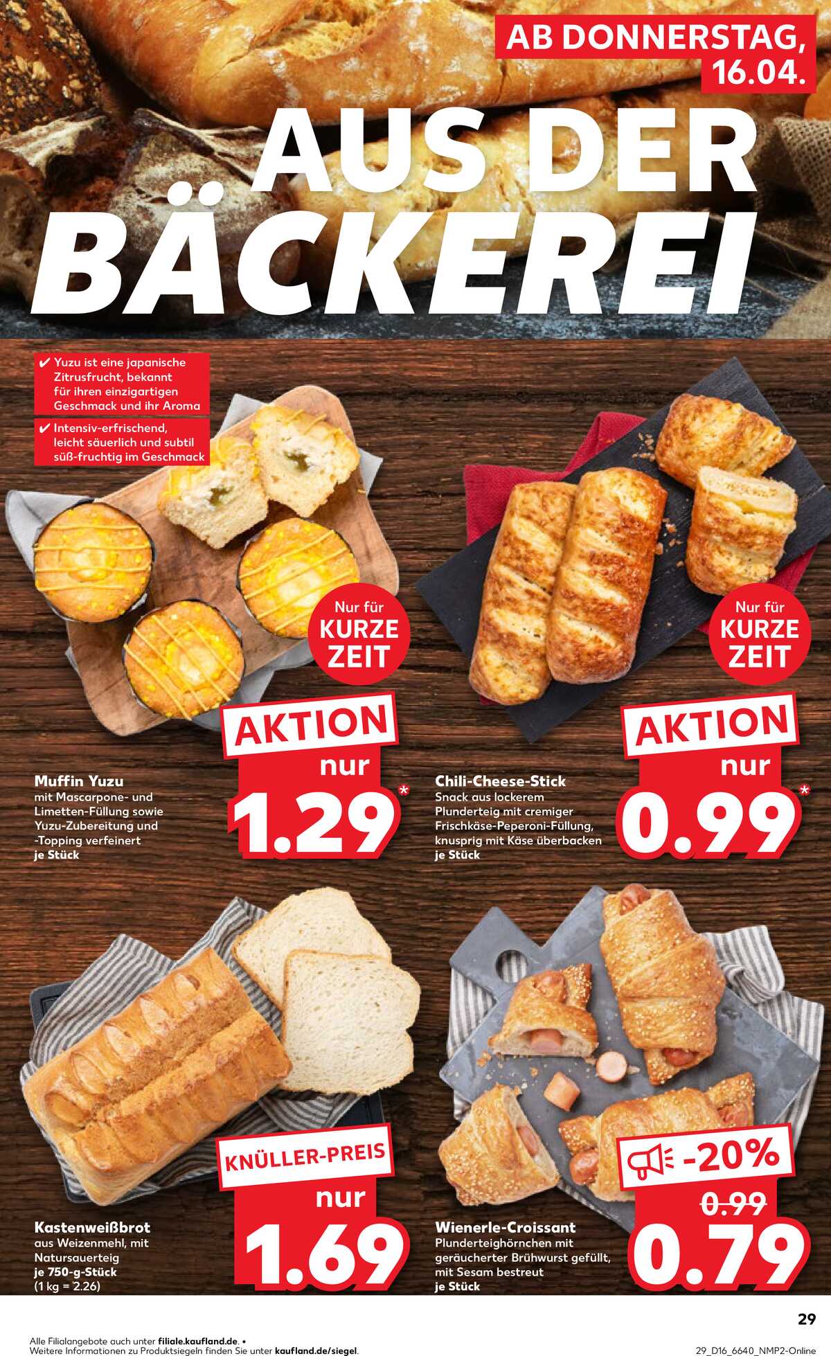 Leták Kaufland Německo 16.4.-22.4.2026 strana 29