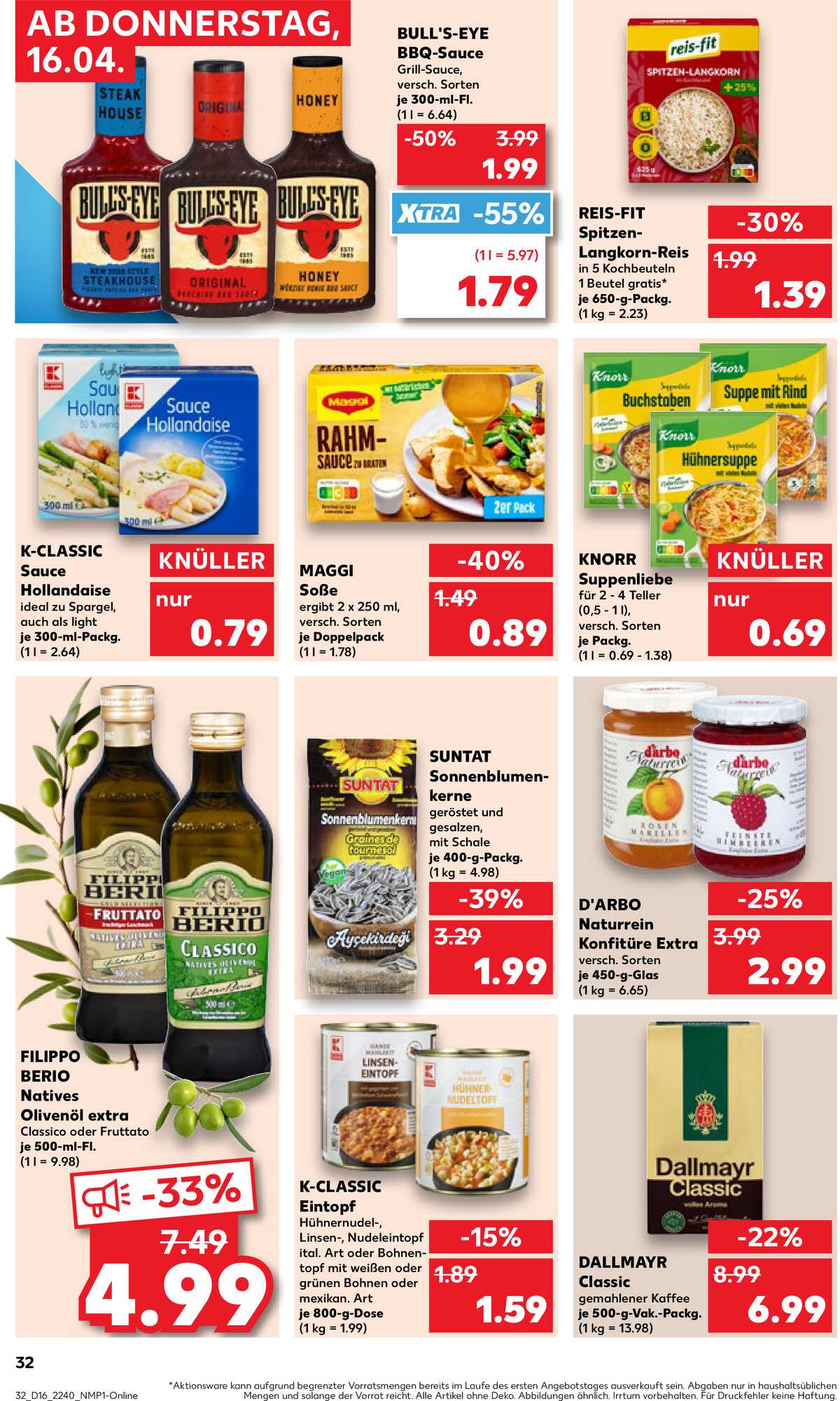 Leták Kaufland Německo 16.4.-22.4.2026 strana 32