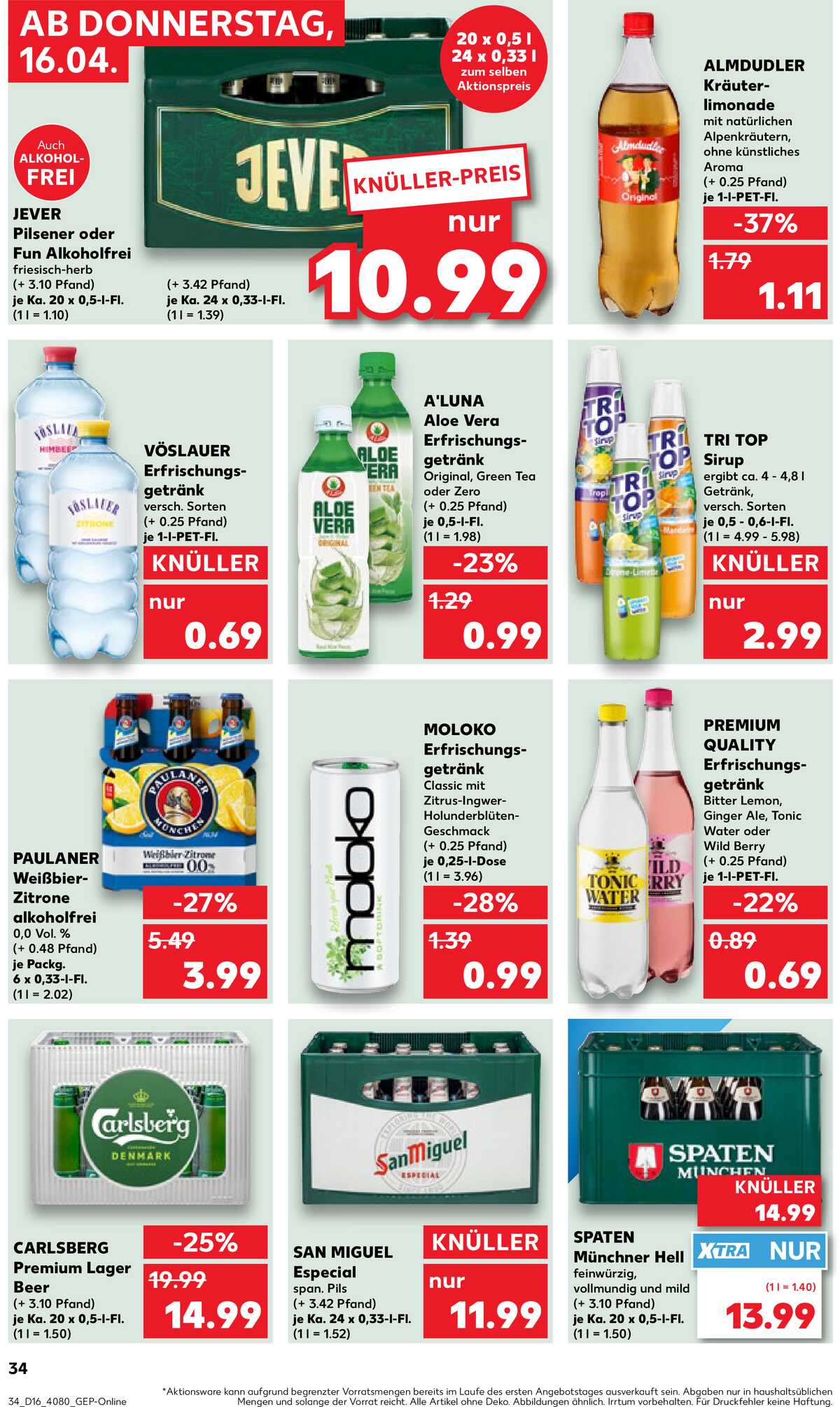 Leták Kaufland Německo 16.4.-22.4.2026 strana 34