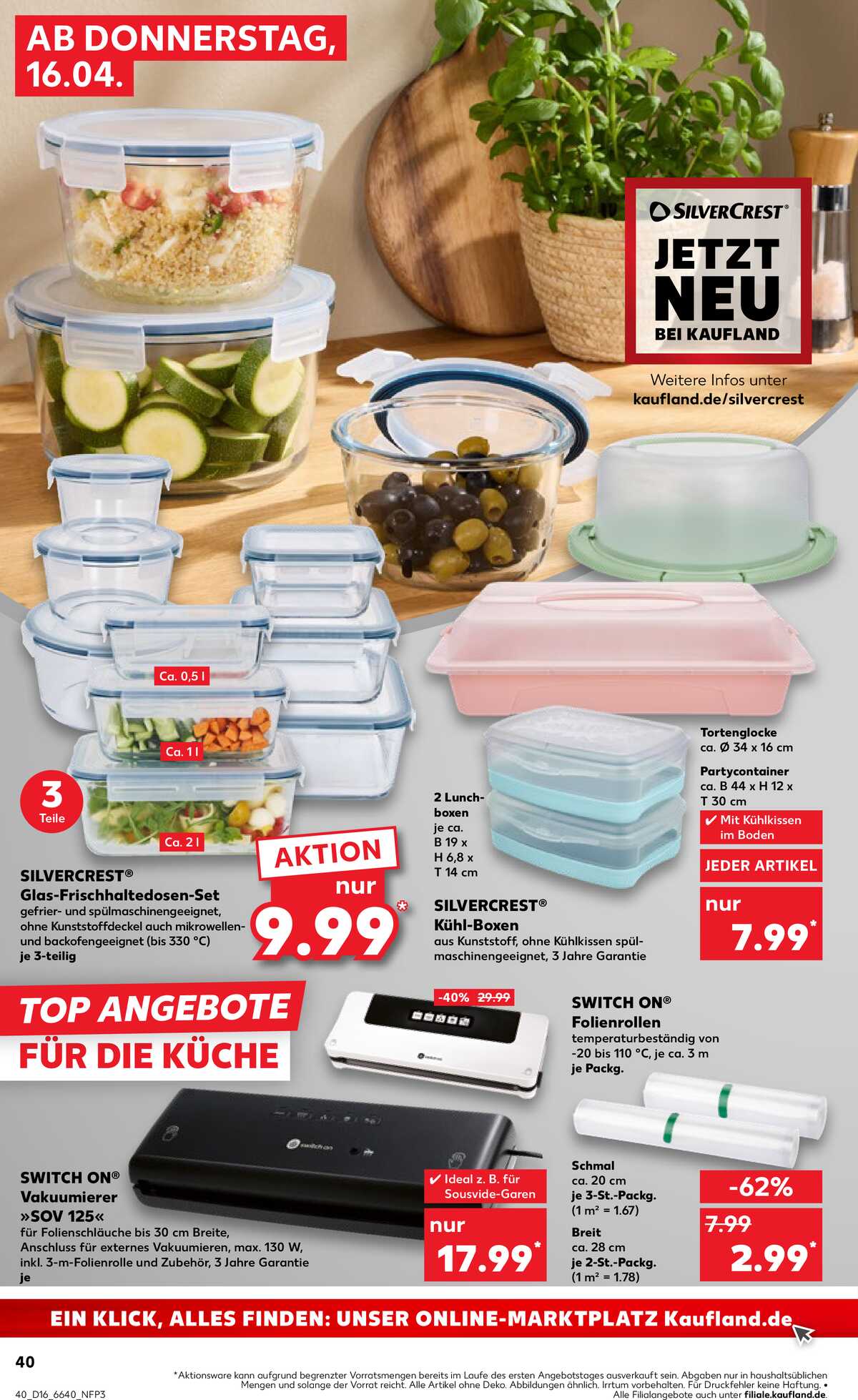 Leták Kaufland Německo 16.4.-22.4.2026 strana 40