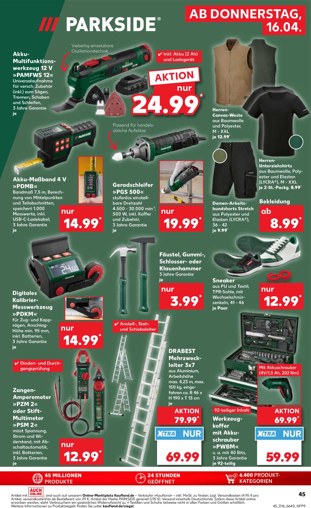 Leták Kaufland Německo 16.4.-22.4.2026 strana 45