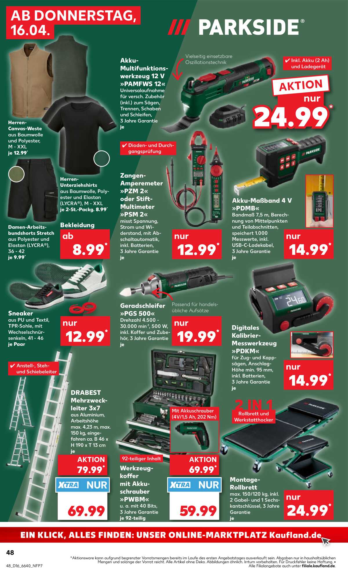 Leták Kaufland Německo 16.4.-22.4.2026 strana 48