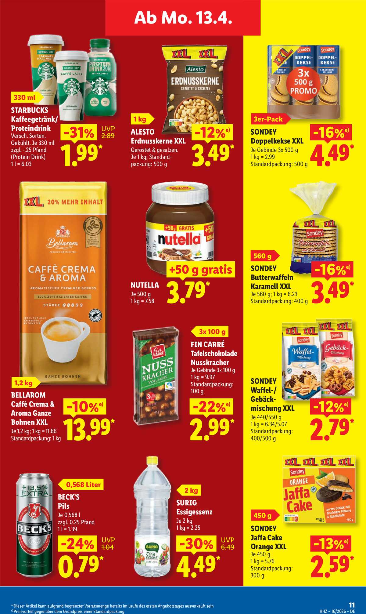 Leták Lidl Německo 13.4.-18.4.2026 strana 19