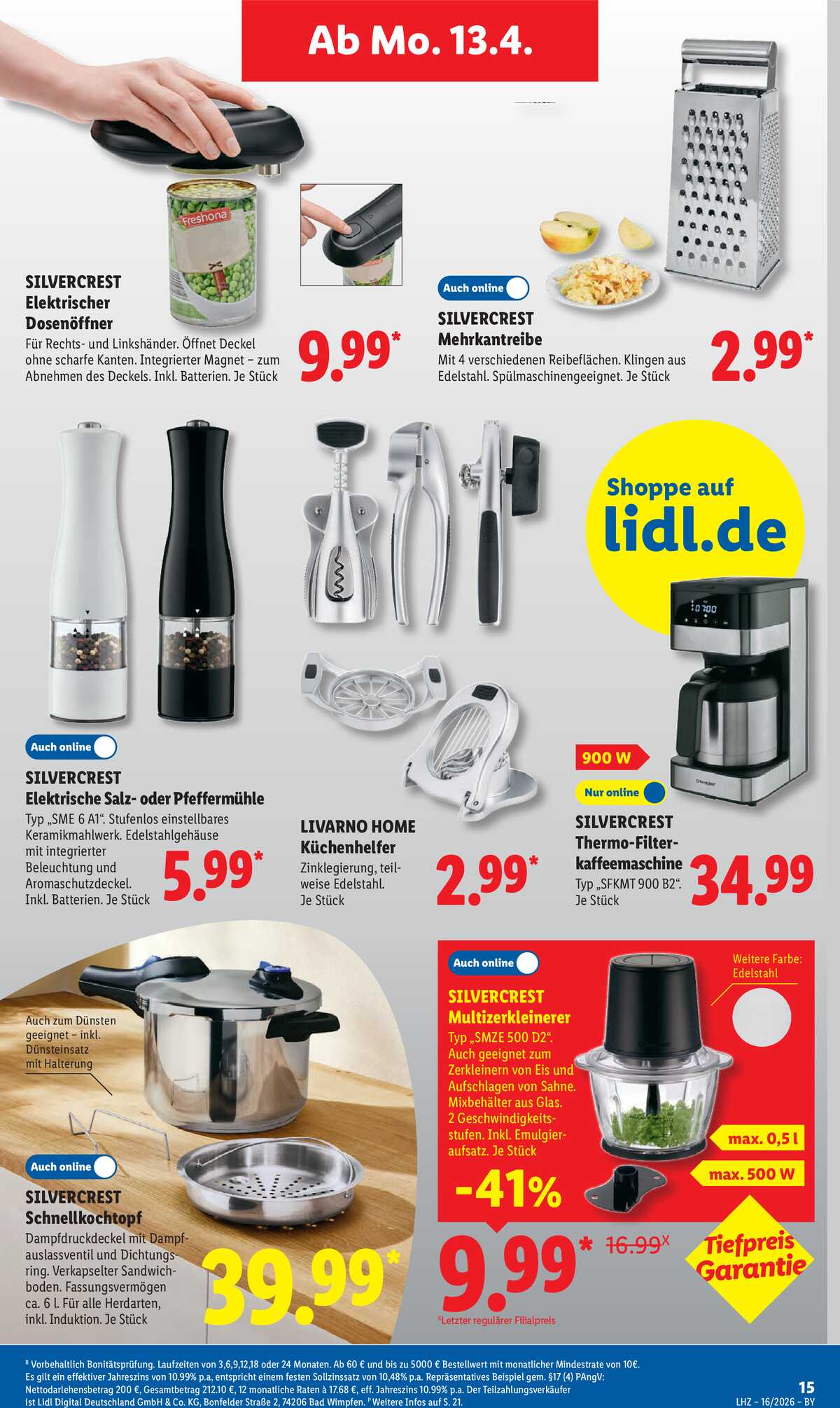 Leták Lidl Německo 13.4.-18.4.2026 strana 31